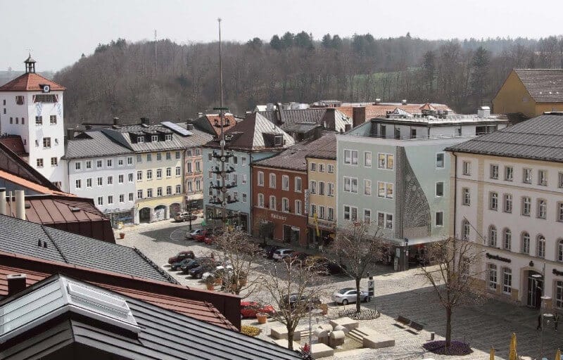 Aussicht auf den Stadtplatz